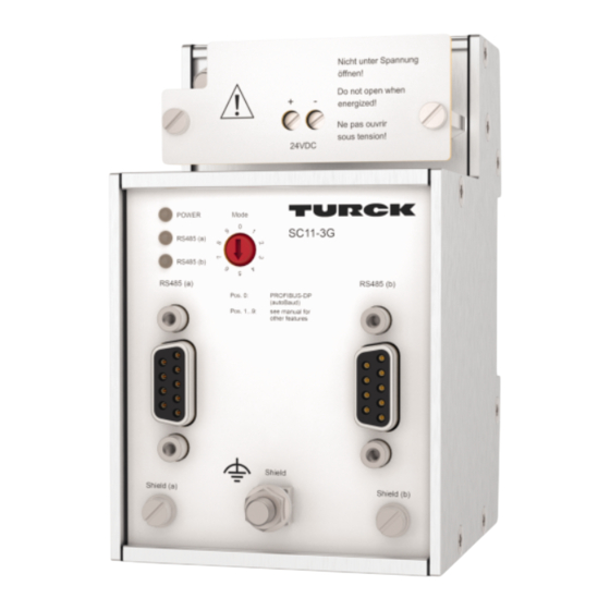 turck SC11-3G Quick Start Manual