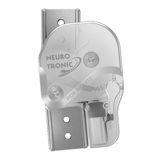 FIOR & GENTZ NEURO TRONIC Instructions For Use Manual