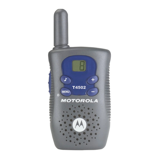 Motorola T4502 User Manual