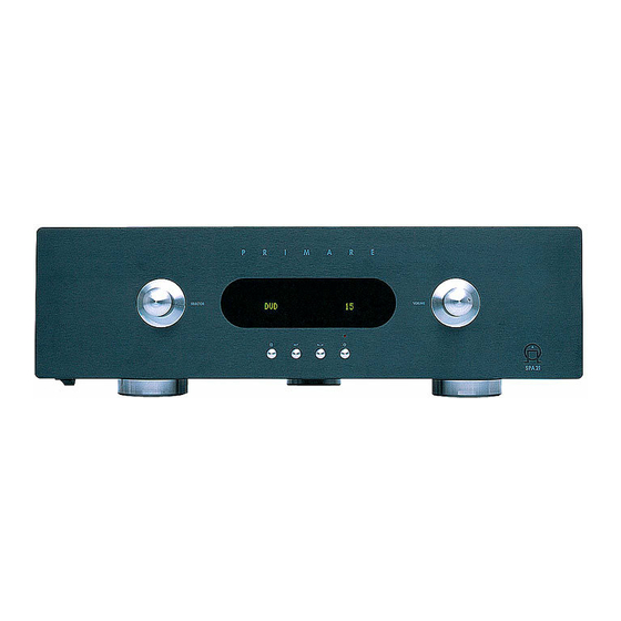 Primare SPA21 Manual