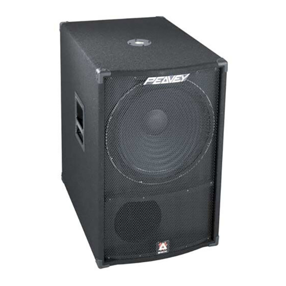 Peavey SP 118X Specifications