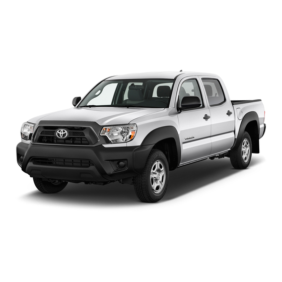 Toyota 2012 Tacoma User Manual