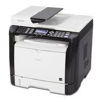 Ricoh SP 311SFNw Getting Started Manual