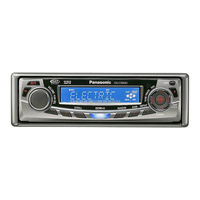 Panasonic CQC3403U - AUTO RADIO/CD DECK Operating Instructions Manual