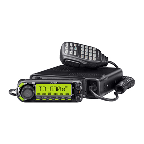 Icom ID-880H Instruction Manual