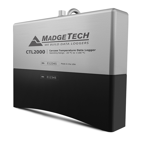 MadgeTech CTL2000 User Manual