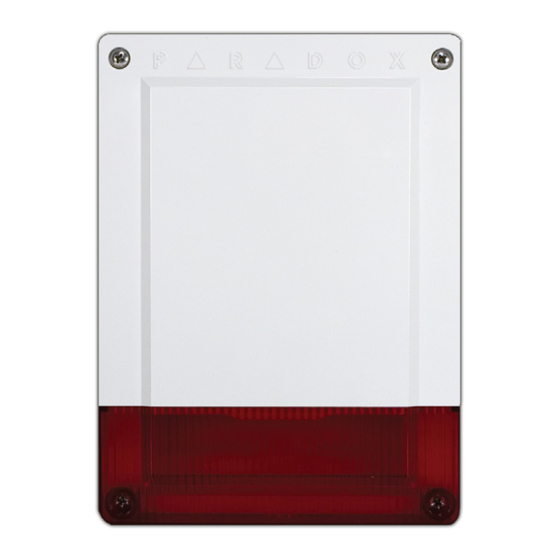 Paradox SR150 Manual