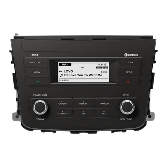 SSANGYONG DGU-2040-Q200 Car Stereo System Manuals