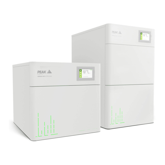Peak Scientific Genius XE Series User Manual
