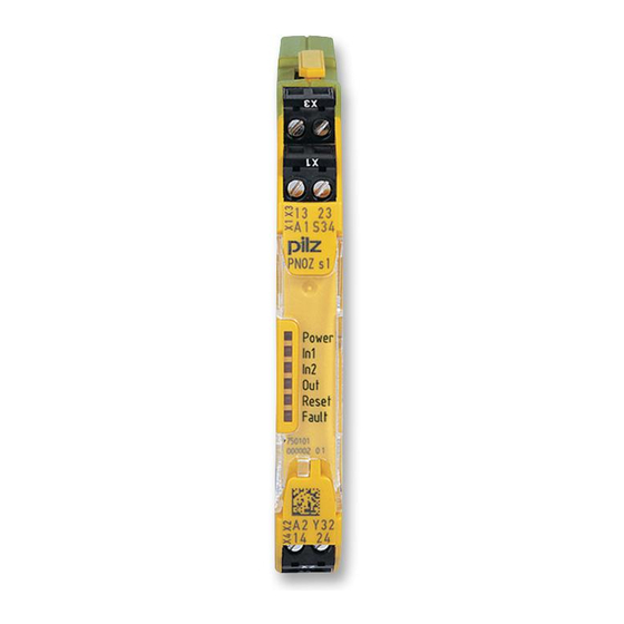 Pilz PNOZ s1 Operating Manual