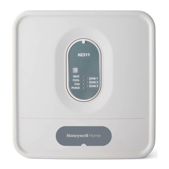 Honeywell Home TrueZONE HZ311K Installation Manual