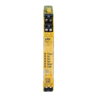 Pilz PNOZ s1 Operating Manual