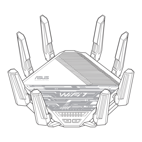 Asus RT-BE96U Quick Start Manual