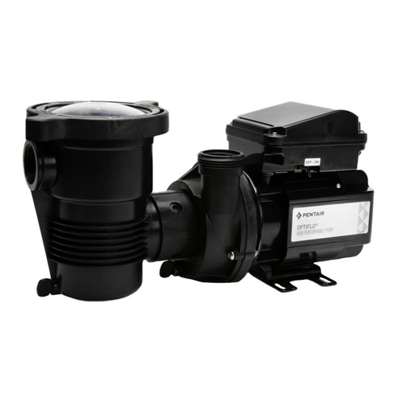 Pentair OPTIFLO EC-248200 Installation And User Manual