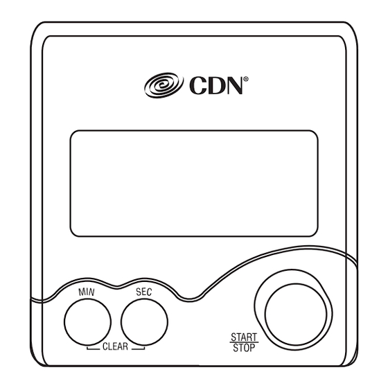 CDN TM7-W Operating Instructions