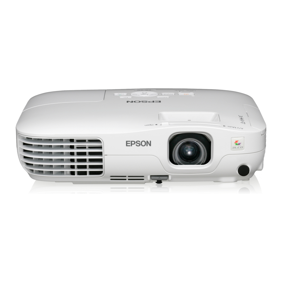 Epson EB-S8 Specifications