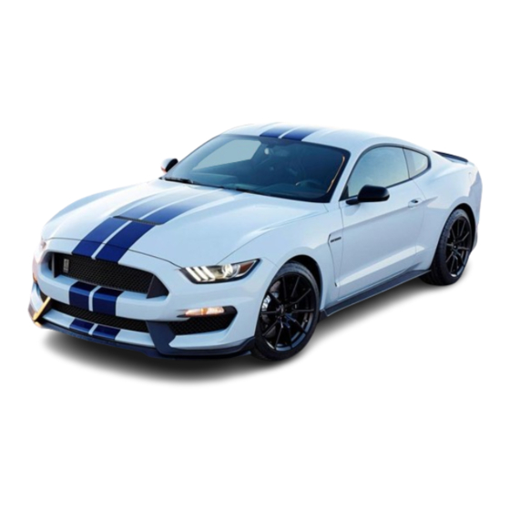 Ford SHELBY GT350 MUSTANG Manuals