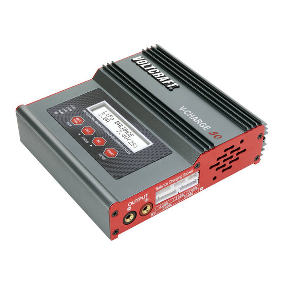 VOLTCRAFT V-CHARGE 50 Operating Instructions Manual