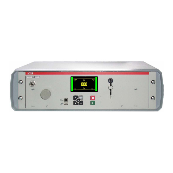 ATEQ F670 Quick Start Manual
