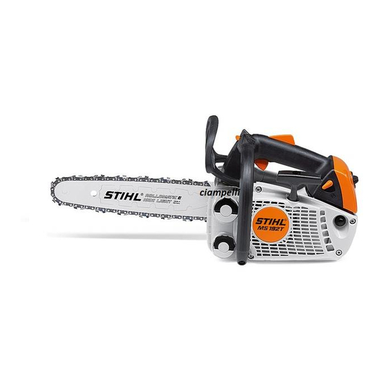Stihl  MS 192 T Instruction Manual