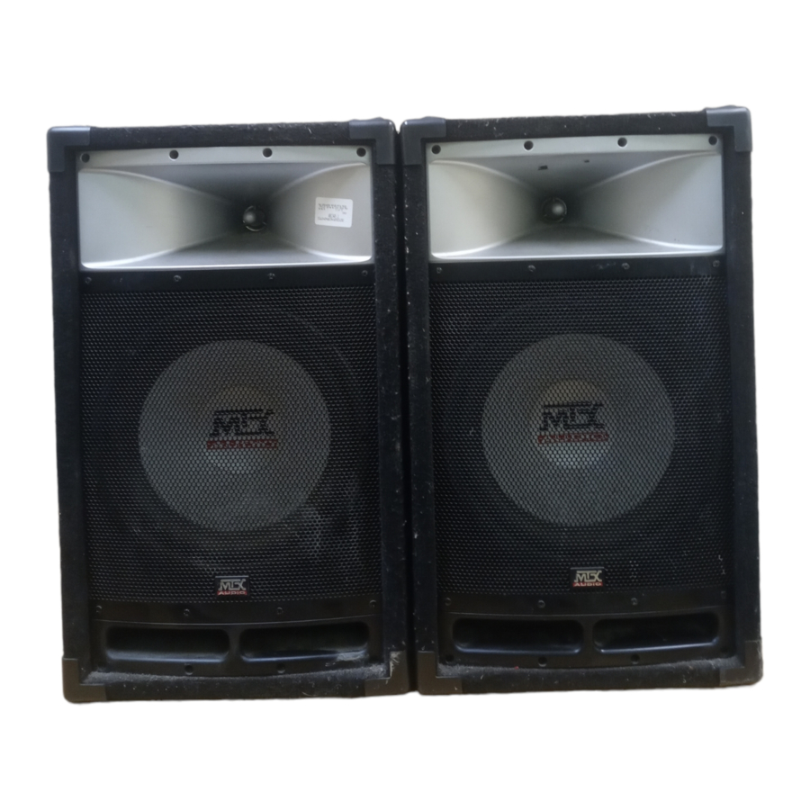 MTX Audio TP112 - Loudspeaker System Manual
