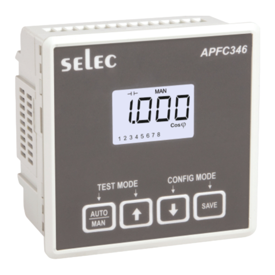 Selec APFC346 Operating Instructions