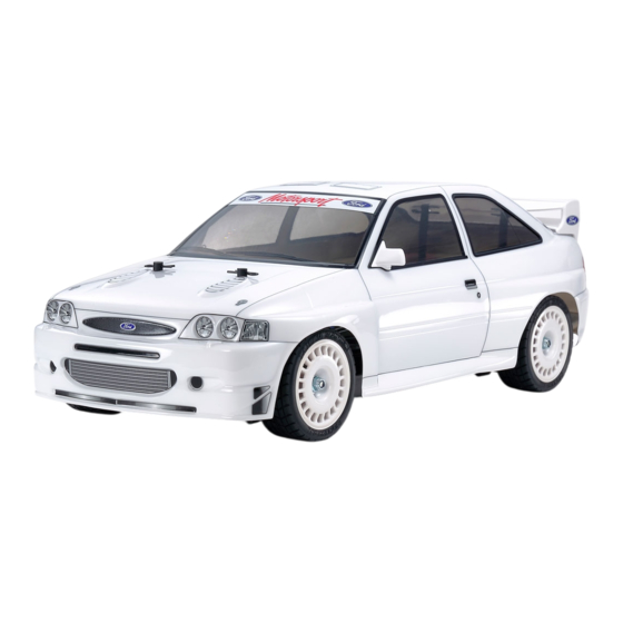 Tamiya 1998 FORD ESCORT CUSTOM Manual
