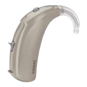 Sonova PHONAK Vitus BTE User Manual