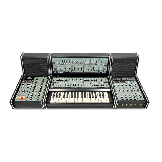 Roland System-100 Model-101 Service Manual