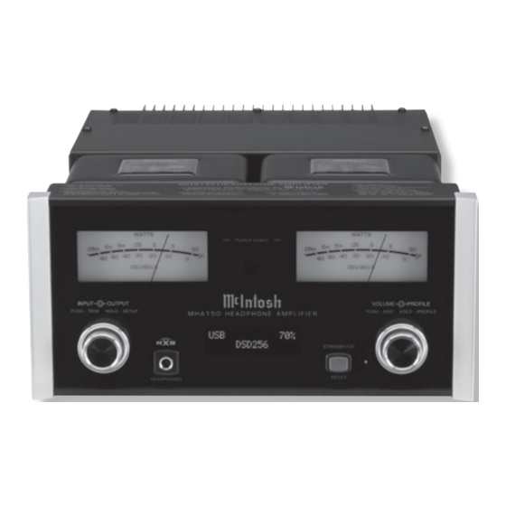 McIntosh MHA150 Owner's Manual