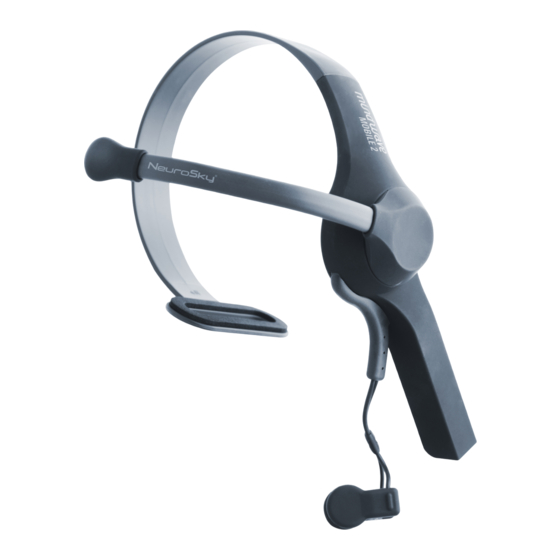 NeuroSky MindWave Mobile 2 Quick Start Manual