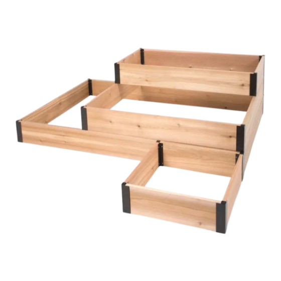 Gardener's Cedar Stacking Garden Quick Start Manual