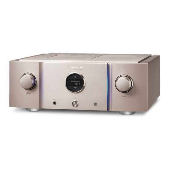 Marantz PM10s1 Owner's Manual
