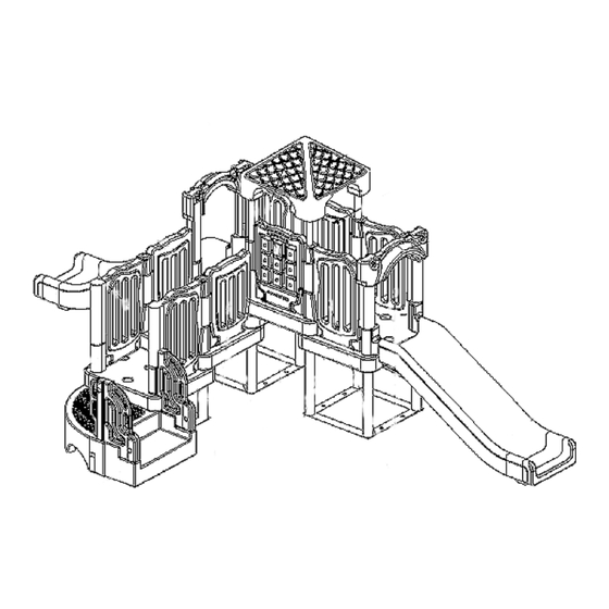 SportsPlay Equipment TOT TOWN FUN CENTER 4 Assembly Instructions