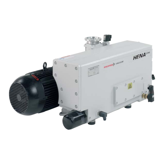 Pfeiffer Vacuum HENA 200 Operating Instructions Manual