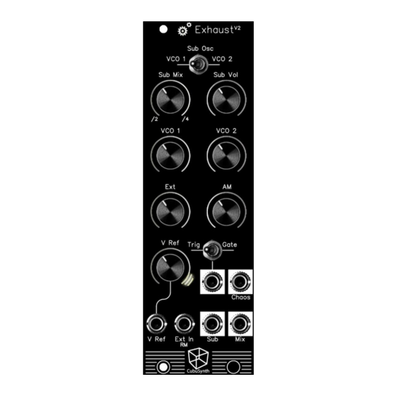 CubuSynth Exhaust V2 User Manual