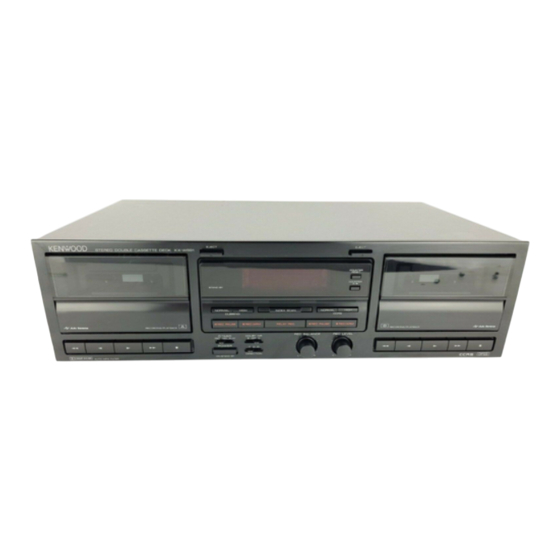 Kenwood KX-W6030 Instruction Manual