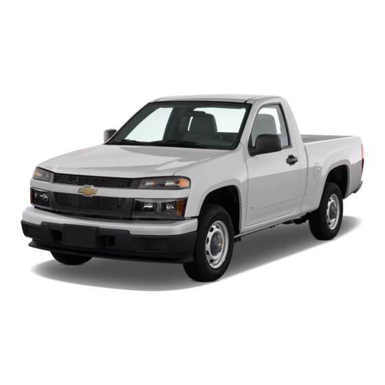 Chevrolet COLORADO 2011 Manual