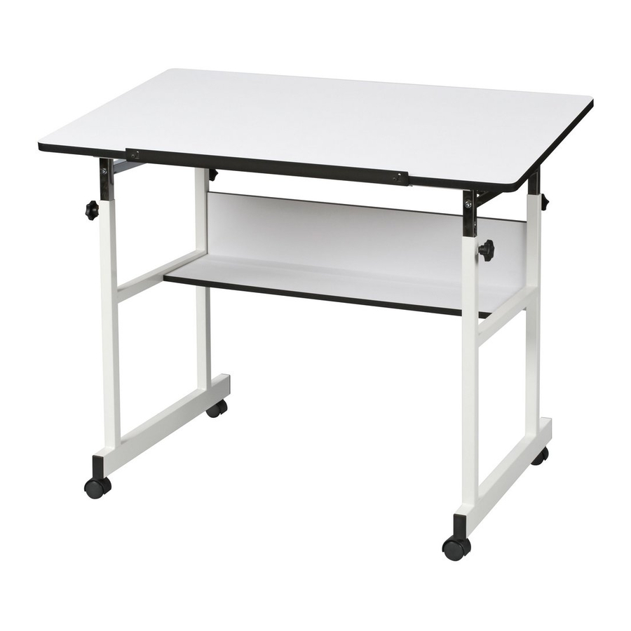 Alvin MiniMaster II Drawing Table Assembly Instructions