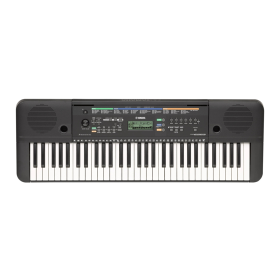 Yamaha PSR-E253 Owner's Manual