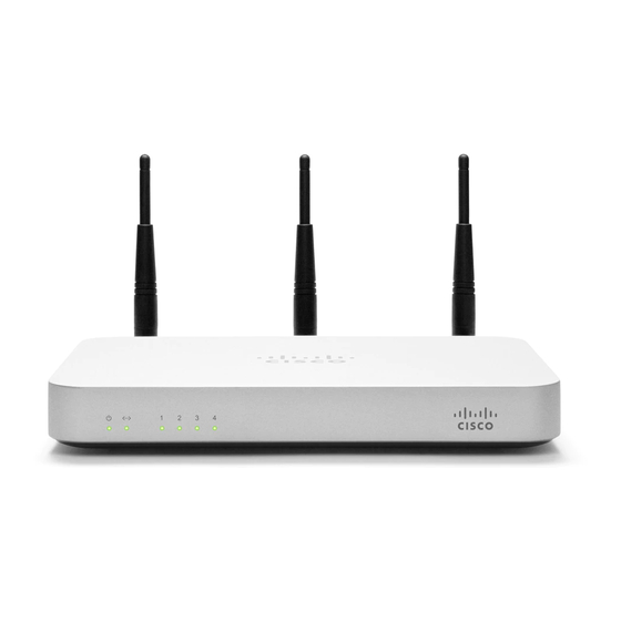 Meraki MX60W Hardware Installation Manual