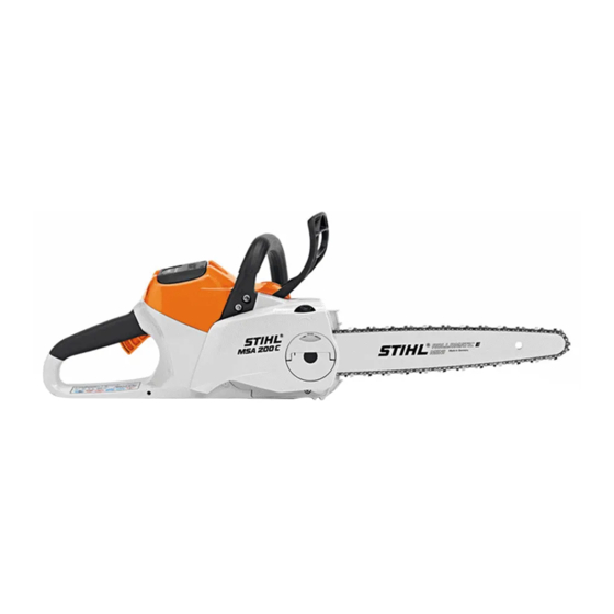 Stihl MSA 200 C Instruction Manual