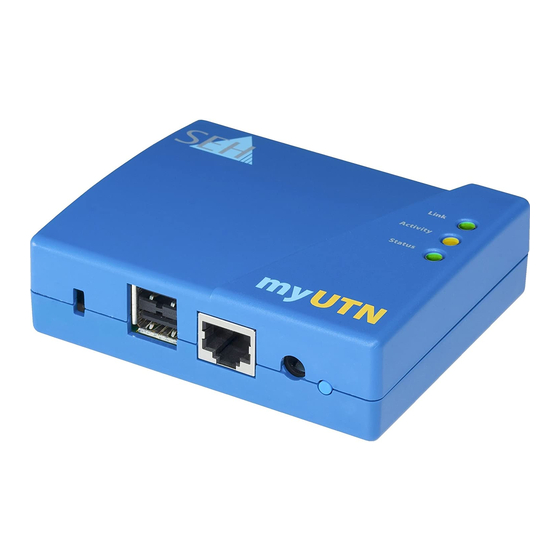 SEH myUTN-50a User Manual