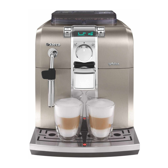 Saeco Syntia Quick Start Manual