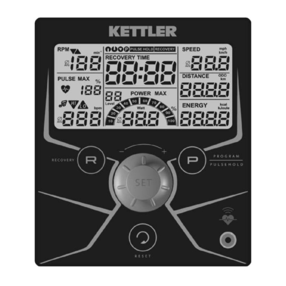 Kettler SE 3600 Training And Operating Instructions