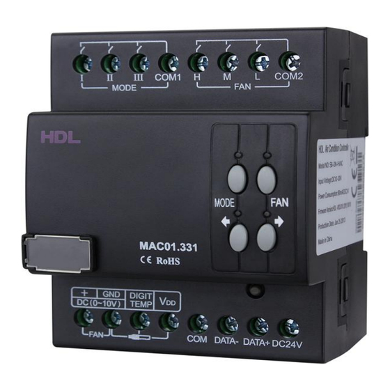 HDL BUSPRO SB-DN-HVAC User Manual