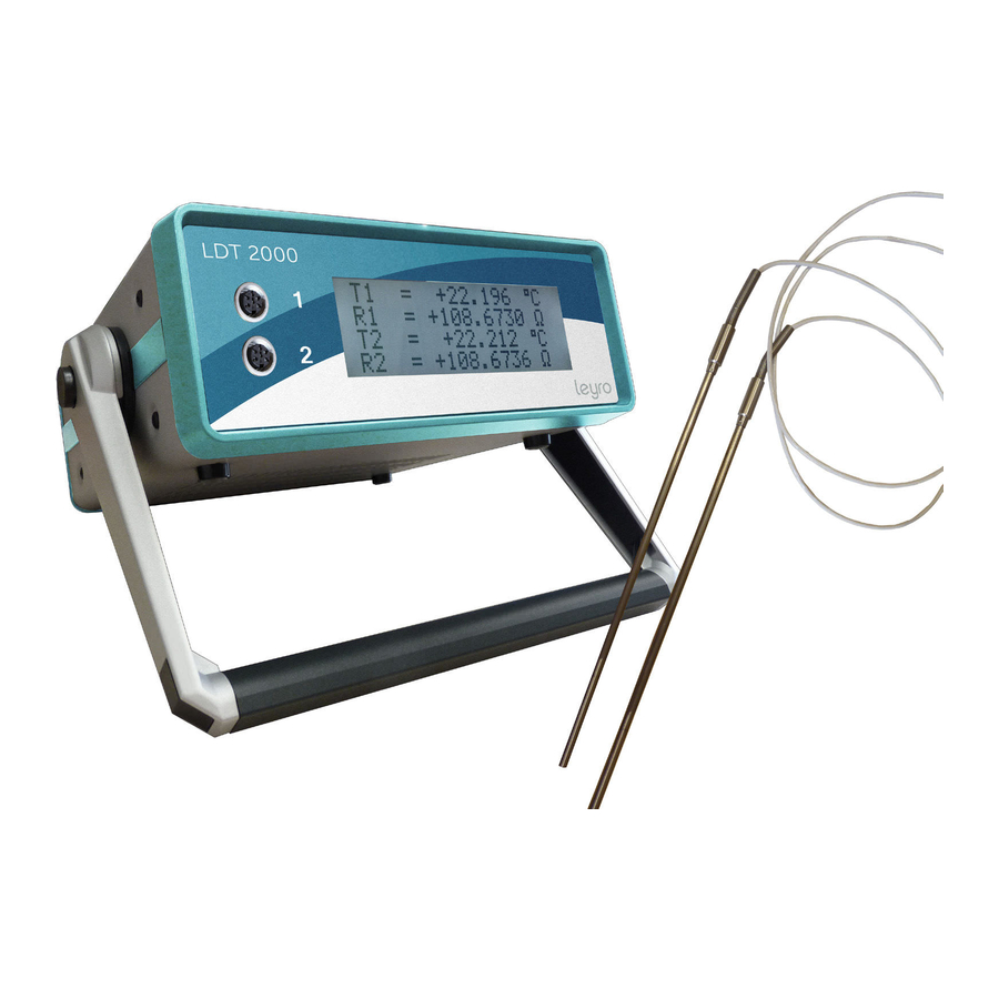 LEYRO LDT 2000 Manual
