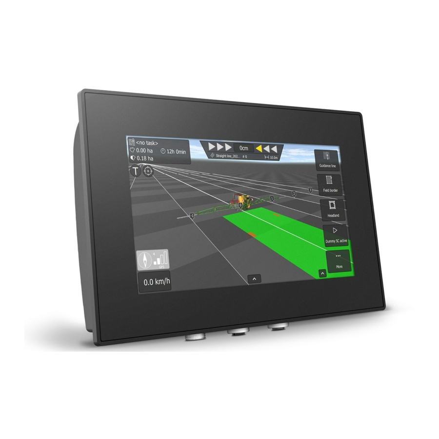 User Manuals: crosscontrol CCpilot V700 Display