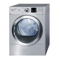 Bosch WTVC3500UC - Vision 300 Series-27-in Gas Dryer Operating And Installation Instructions