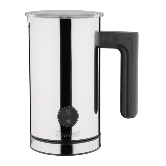 User Manuals: Rowlett DE401 Milk Frother